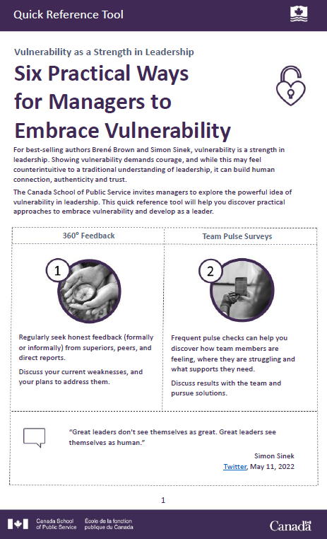 Vulnerability as a Strength in Leadership: Six Practical Ways for Managers to Embrace Vulnerability